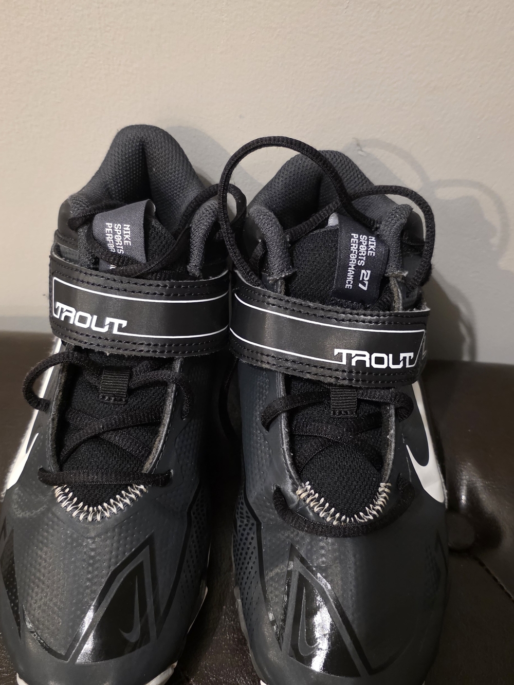 Nike KIDS Black and White Basketball Sneakers